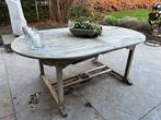 Terrastafel, Ophalen, Gebruikt, Ovaal, Teakhout