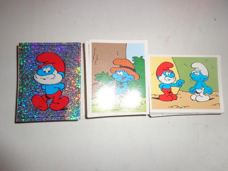 autocollant panini schtroumph, Collections, Personnages de BD, Utilisé, Image, Affiche ou Autocollant, Schtroumpfs, Enlèvement ou Envoi