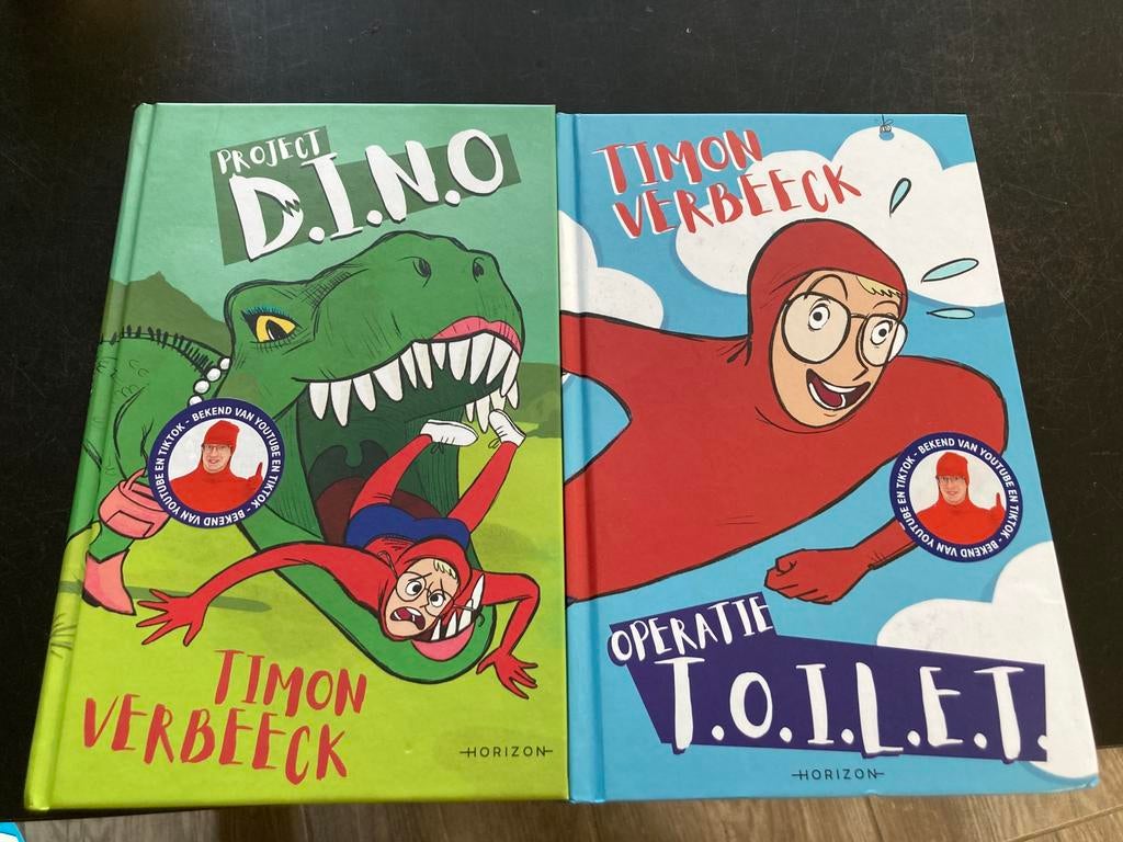 Timon Verbeeck - Project D.I.N.O. en operatie t.o.i.l.e.t., Timon Verbeeck, Fiction, Comme neuf, Enlèvement
