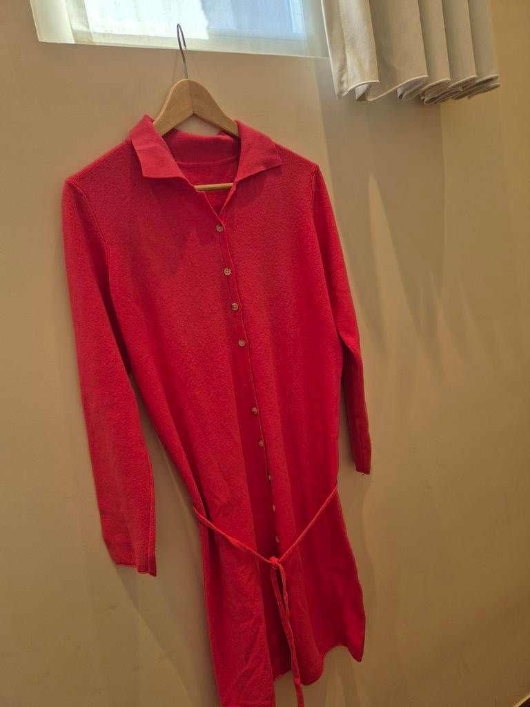 Lange pull roze met mogelijkheid lint in taille, Kleding | Dames, Roze, Maat 36 (S), Gedragen, Ophalen