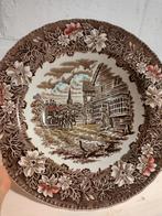 Assiette Royal Tudor ware, Staffordshire, handengraved,
23cm, Antiek en Kunst, Antiek | Servies los, Ophalen