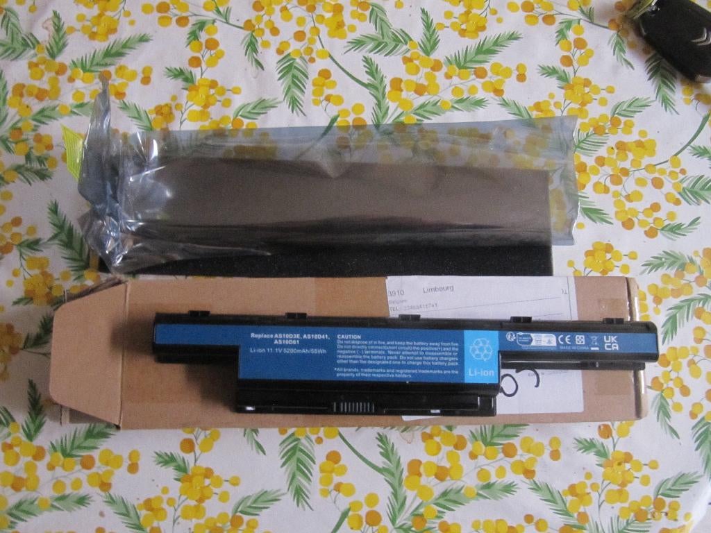 Batterij-accu Acer 7750 laptop, Neuf, Enlèvement ou Envoi, 17 pouces ou plus, Intel Core i7 processor