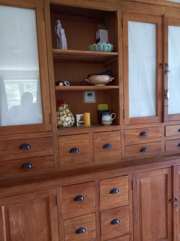 Kast, Huis en Inrichting, Kasten | Wandmeubels, Ophalen, Gebruikt, Met deur(en), 200 cm of meer