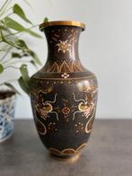Antieke cloisonné vaas - 38,5 cm hoog, Antiek en Kunst, Ophalen