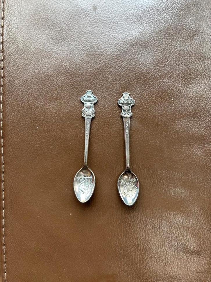 Rolex : deux cuillères à café siglées Lugano, Verzamelen, Merken en Reclamevoorwerpen, Nieuw, Gebruiksvoorwerp, Ophalen of Verzenden