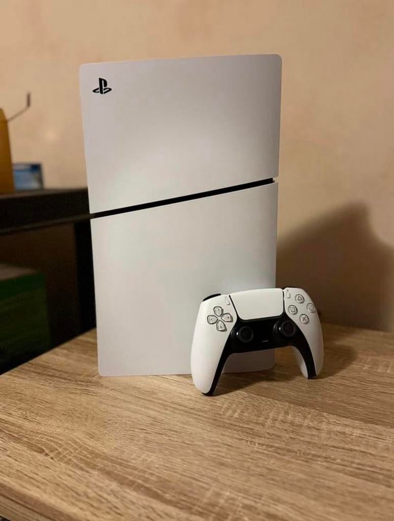 PS5 Slim 1TB, Games en Spelcomputers, Spelcomputers | Sony PlayStation 5, Ophalen, Zo goed als nieuw, Playstation 5 Digital