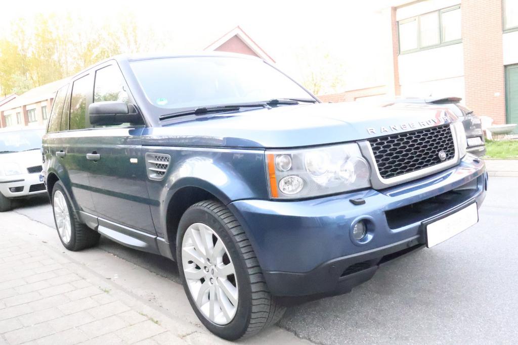 Te koop: Range Rover Sport Supercharged 4.2 V8 Benzine 2005, Auto's, Land Rover, Automaat, 8 cilinders, Blauw, 5 zetels