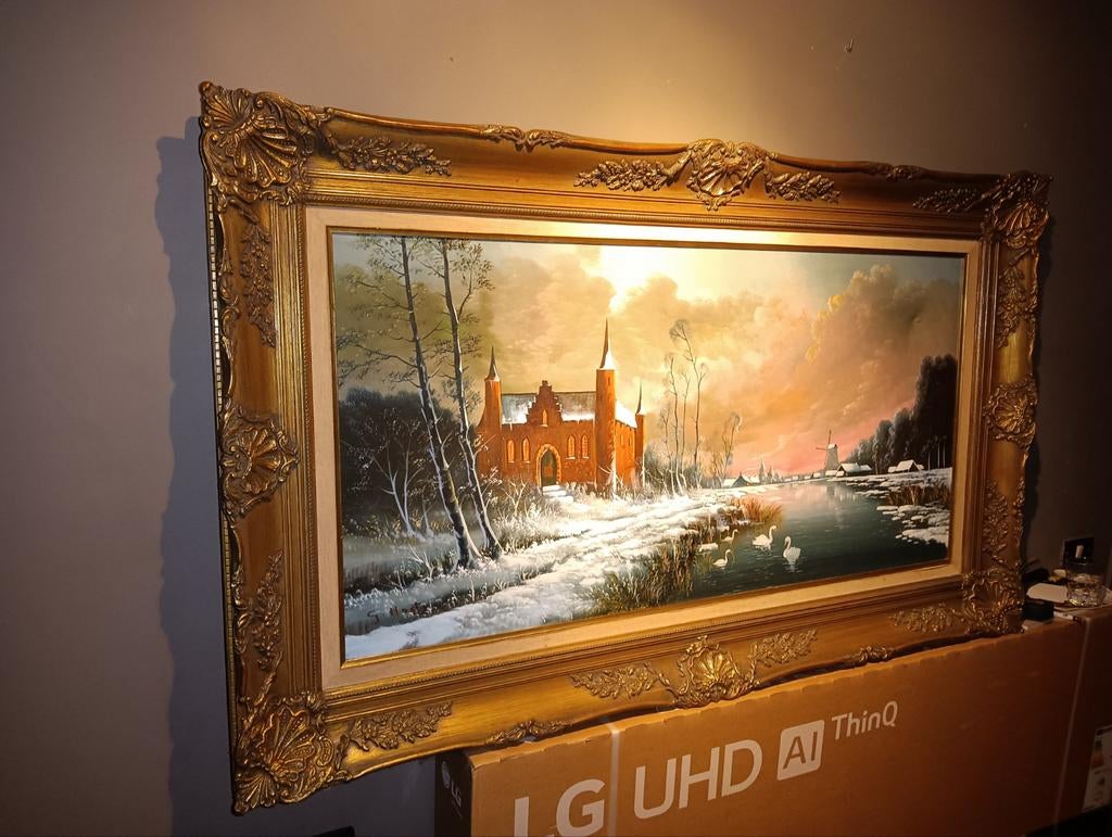 Vue sur le château, Antiquités & Art, Art | Peinture | Classique, Enlèvement