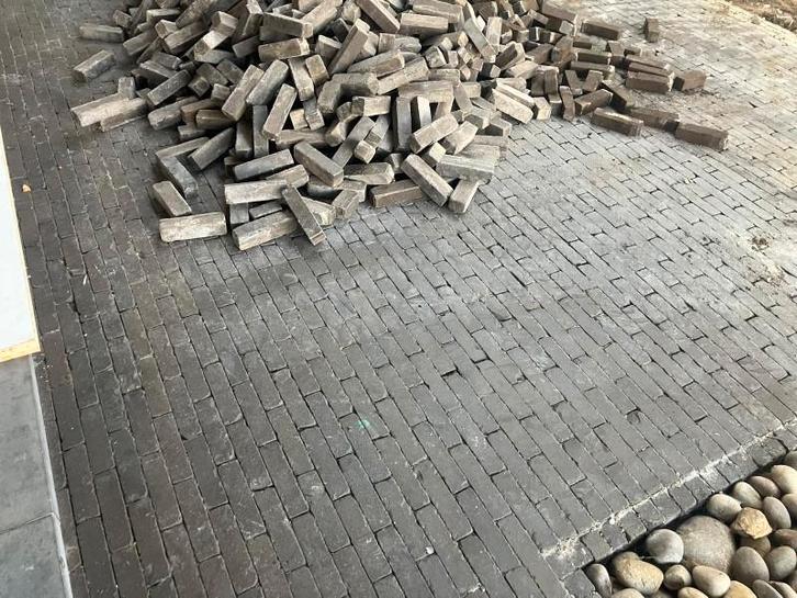 Kleiklinkers, Tuin en Terras, Tegels en Klinkers, Gebruikt, Klinkers, Ophalen