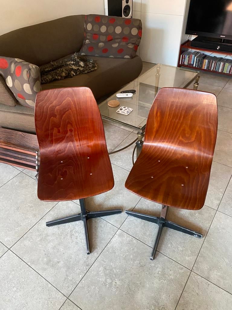 Pagholz stoelen, Huis en Inrichting, Stoelen, Ophalen, Bruin, Hout, Twee