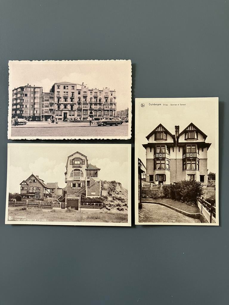 Oude postkaarten KNOKKE + DUINBERGEN., Ophalen of Verzenden