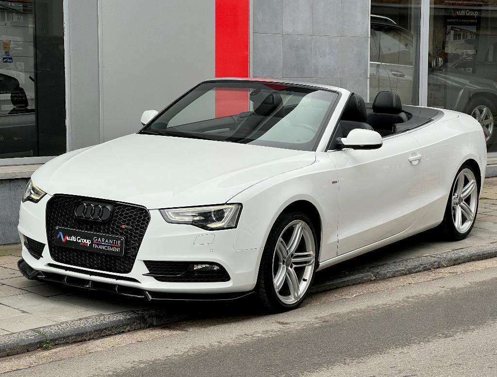 Audi A5 Cabriolet 1.8 TFSI * S-Line * GARANTIE 1jaar *Full, Auto's, Zwart, 4 cilinders, Cabriolet, Wit