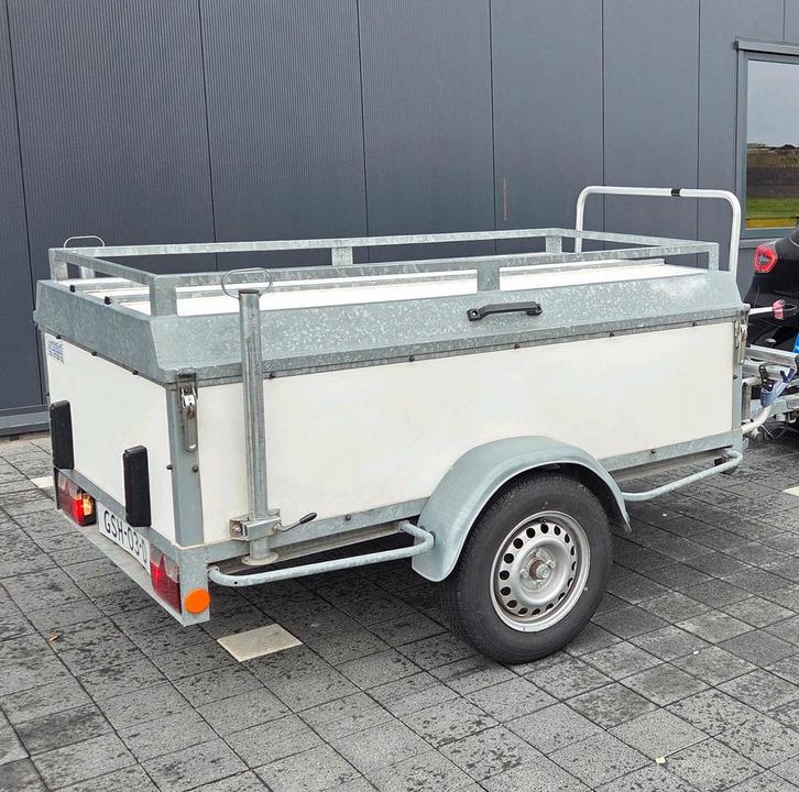 Bagagewagen Powertrailer | Fietsendrager! | 200 x 100 cm, Auto diversen, Aanhangers en Bagagewagens, Gebruikt, Ophalen