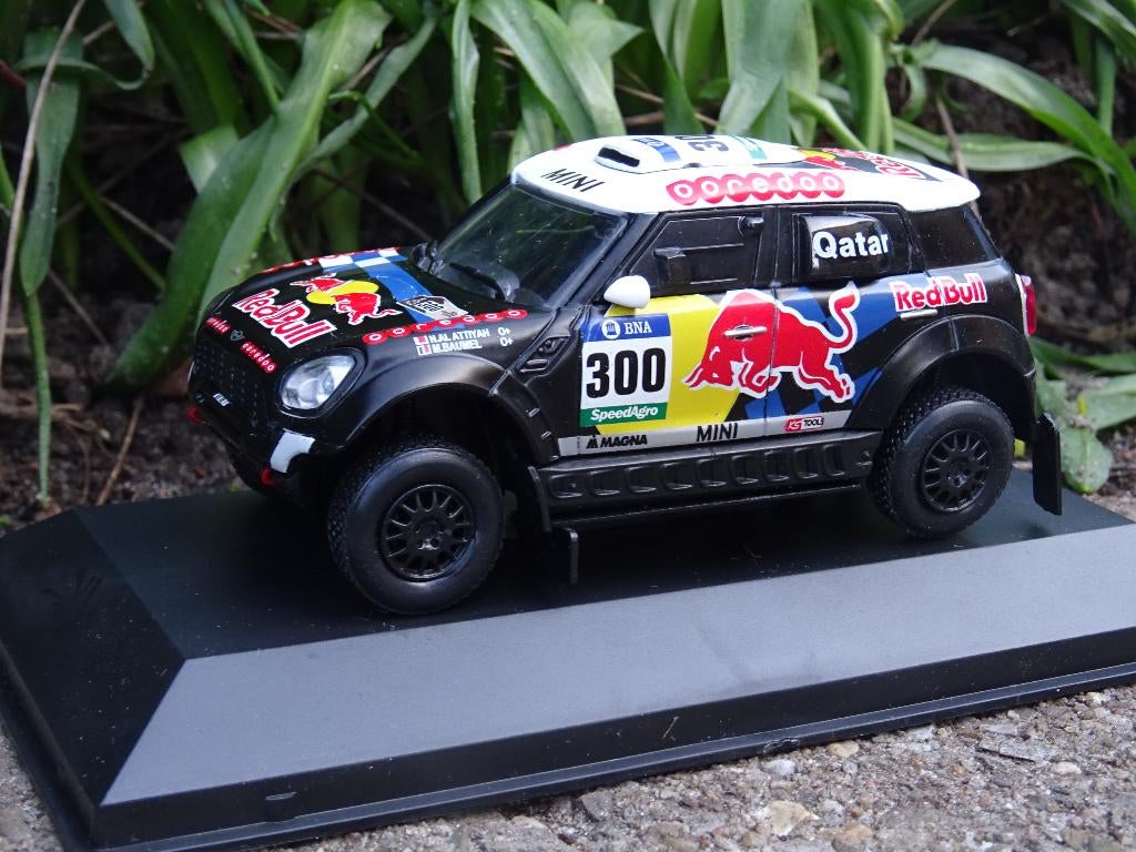 2016 Mini All4 Racing Dakar Rally - 1/43, Hobby en Vrije tijd, Modelauto's | 1:43, Zo goed als nieuw, Auto, Ophalen of Verzenden
