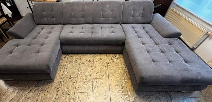 Groot Zetelbed, Maison & Meubles, Canapés | Coins salons complets, Comme neuf, Tissus, Enlèvement