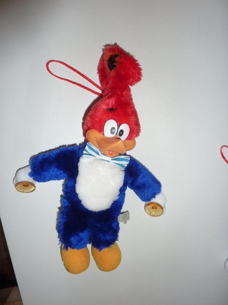 Peluche Woody Woodpecker avec ventouses - 29cm, Enlèvement, Utilisé, Autres types