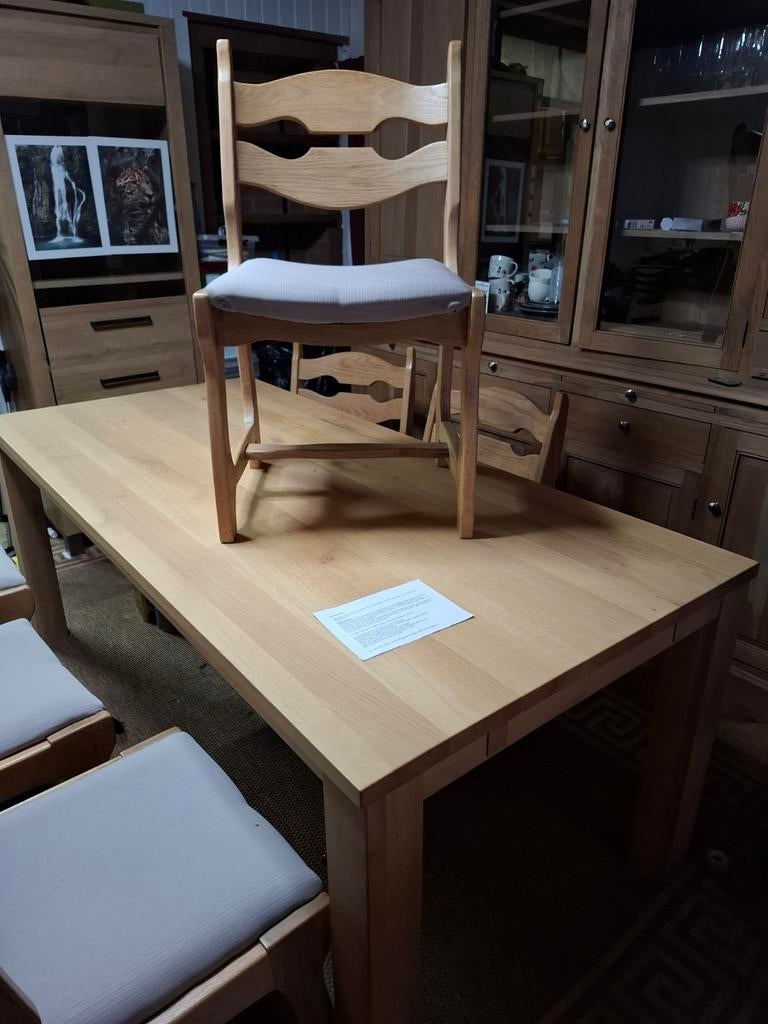 Tafel en 6 stoelen, Ophalen