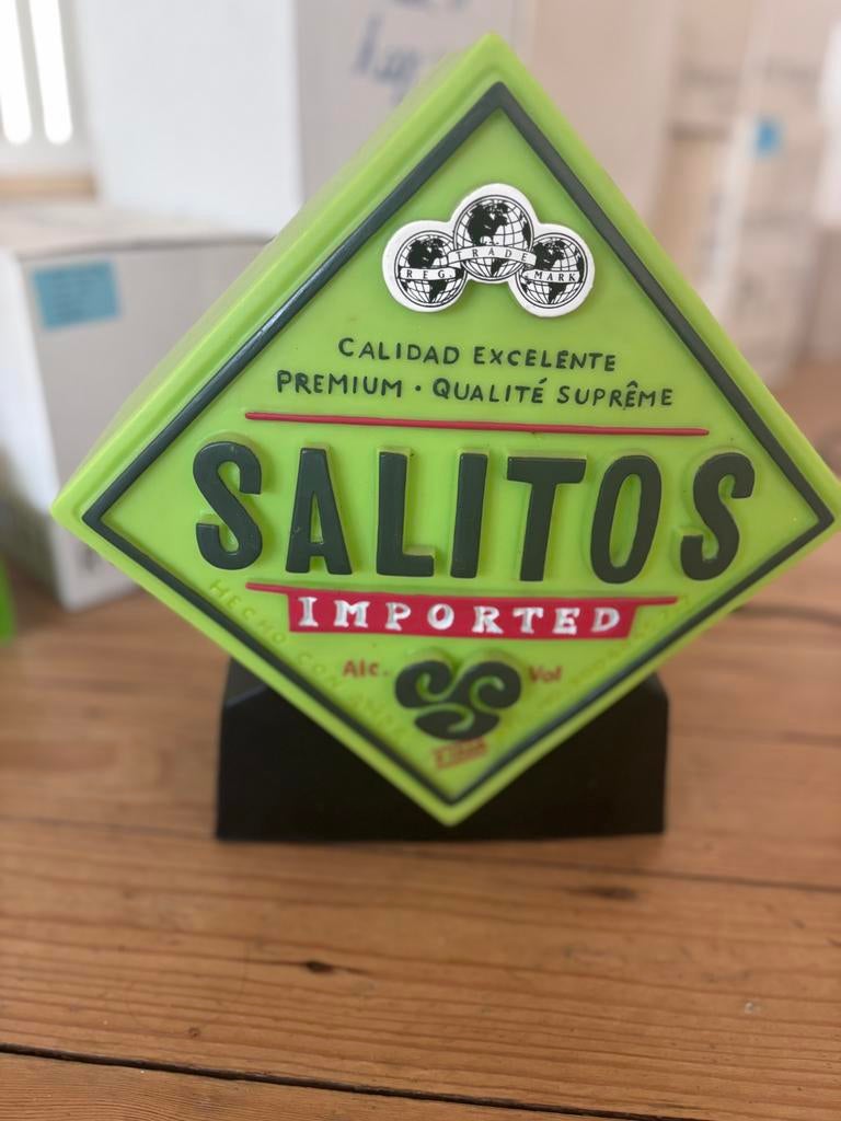 Reclame salitos, Ophalen, Gebruikt