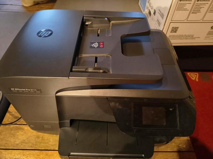 Multifonctions HP OfficeJet Pro 8715, Informatique & Logiciels, Imprimantes, Utilisé, All-in-one, Imprimante à jet d'encre, Fax