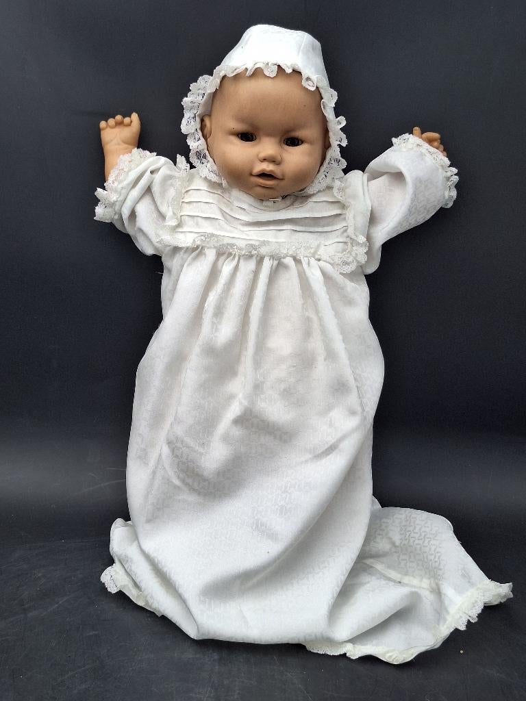 oude babypop, jaren 70, Verzamelen, Poppen, Ophalen of Verzenden, Zo goed als nieuw, Babypop