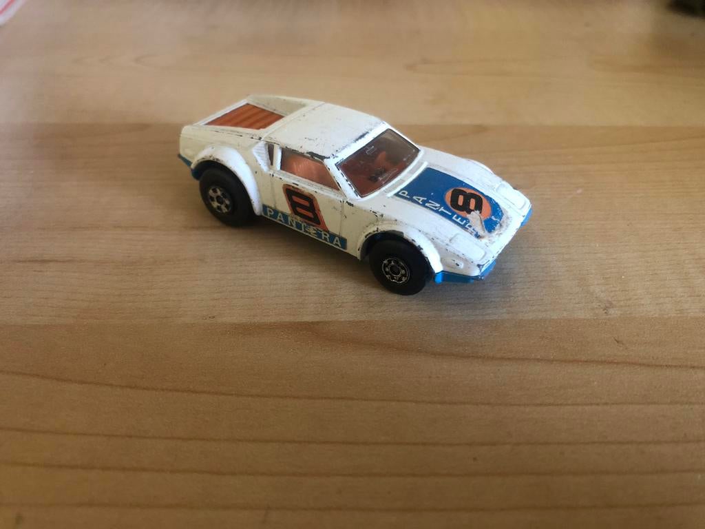 Matchbox de tomaso pantera, Ophalen of Verzenden, Gebruikt