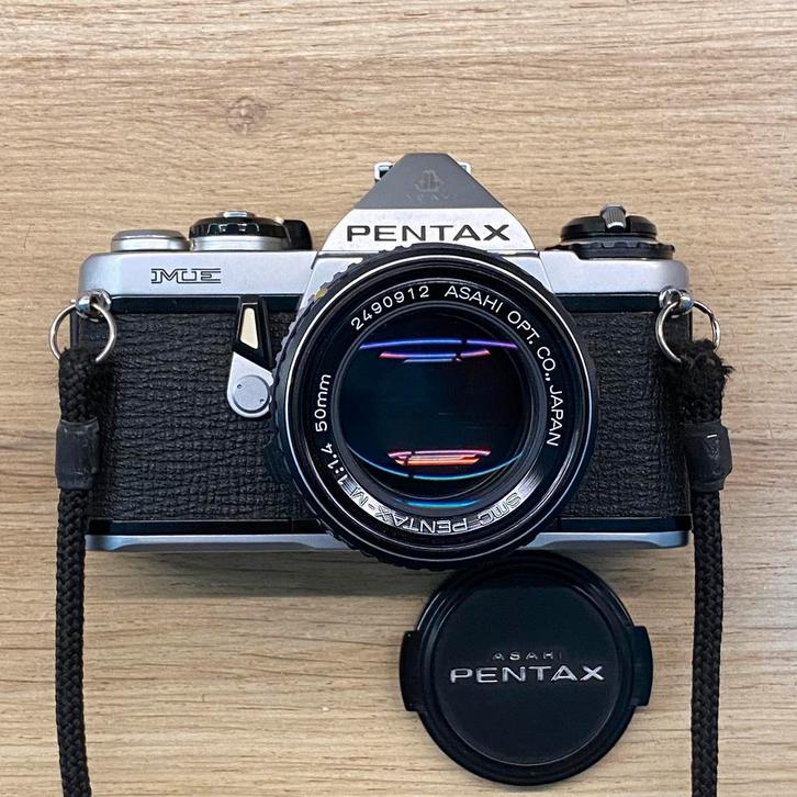 Pentax ME, Pentax-M 50mm f1.4 *comme neuf, TV, Hi-fi & Vidéo, Appareils photo analogiques, Comme neuf, Reflex miroir, Pentax, Enlèvement ou Envoi