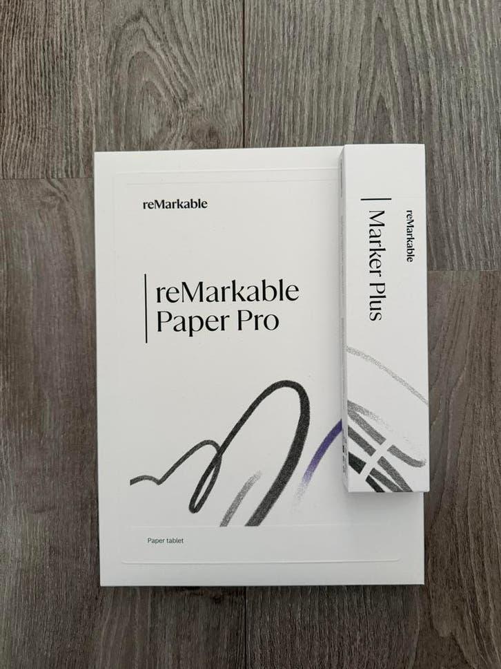reMarkable Paper Pro + Marker Plus | Nieuw in doos, Computers en Software, E-readers