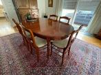 tafel uit kerselaar + 6 stoelen, Enlèvement, Comme neuf, Cerisier