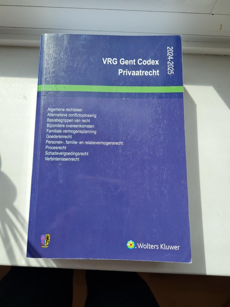 Codex privaatrecht 2024-2025, Enlèvement