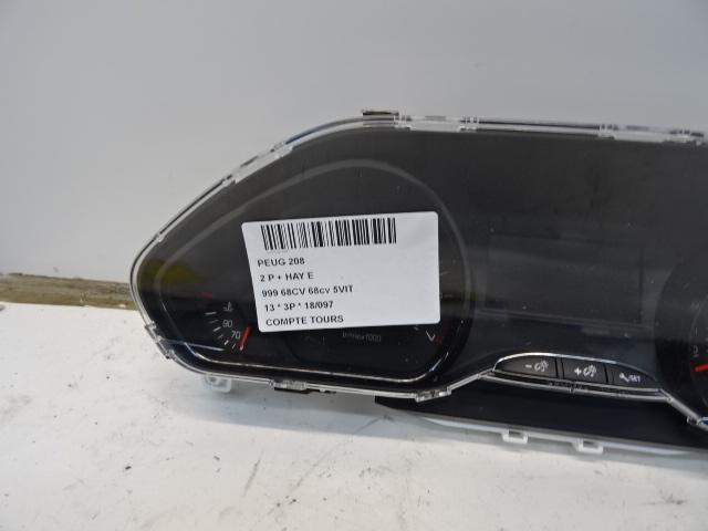 COMPTE-TOURS 208 I (CA / CC / CK / CL) (9801905280H), Autos : Pièces & Accessoires, Tableau de bord & Interrupteurs, Peugeot, Utilisé