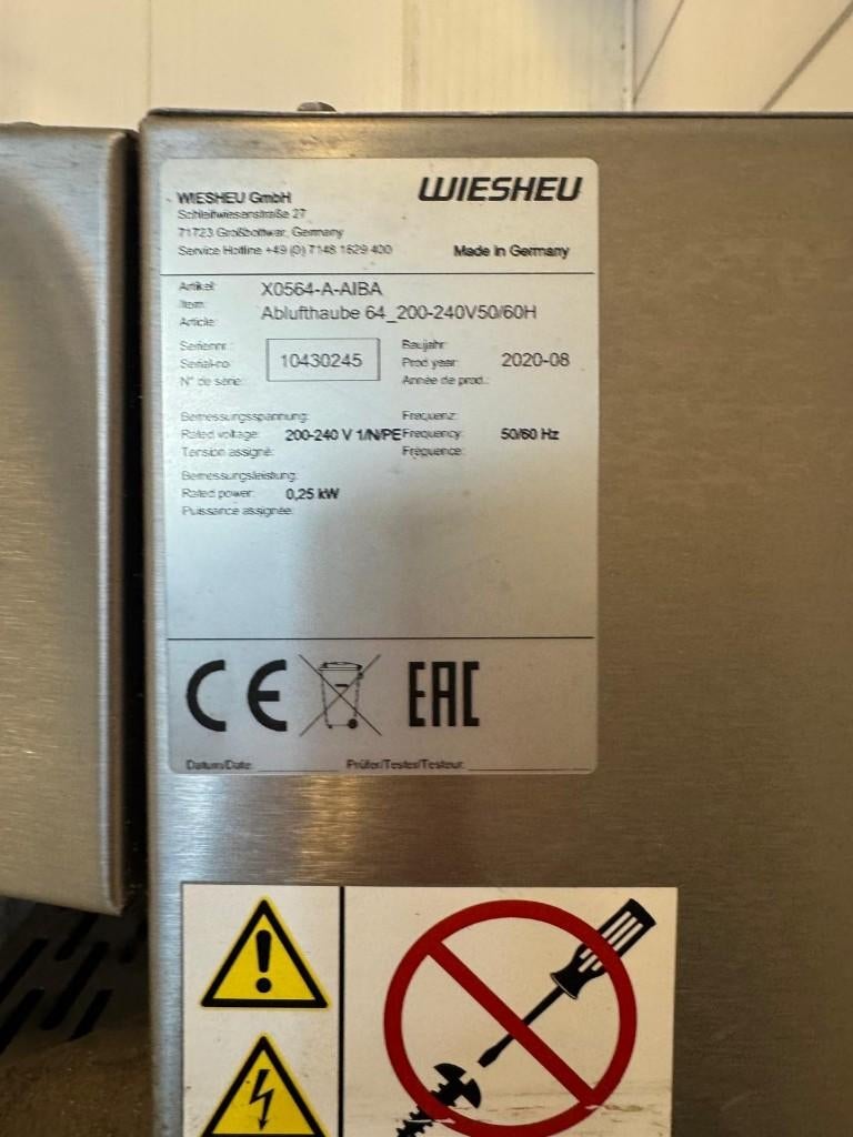 WIESHEU EUROMAT S BROODOVEN 2X 64 S, Ophalen, Gebruikt, Bakkerij en Slagerij