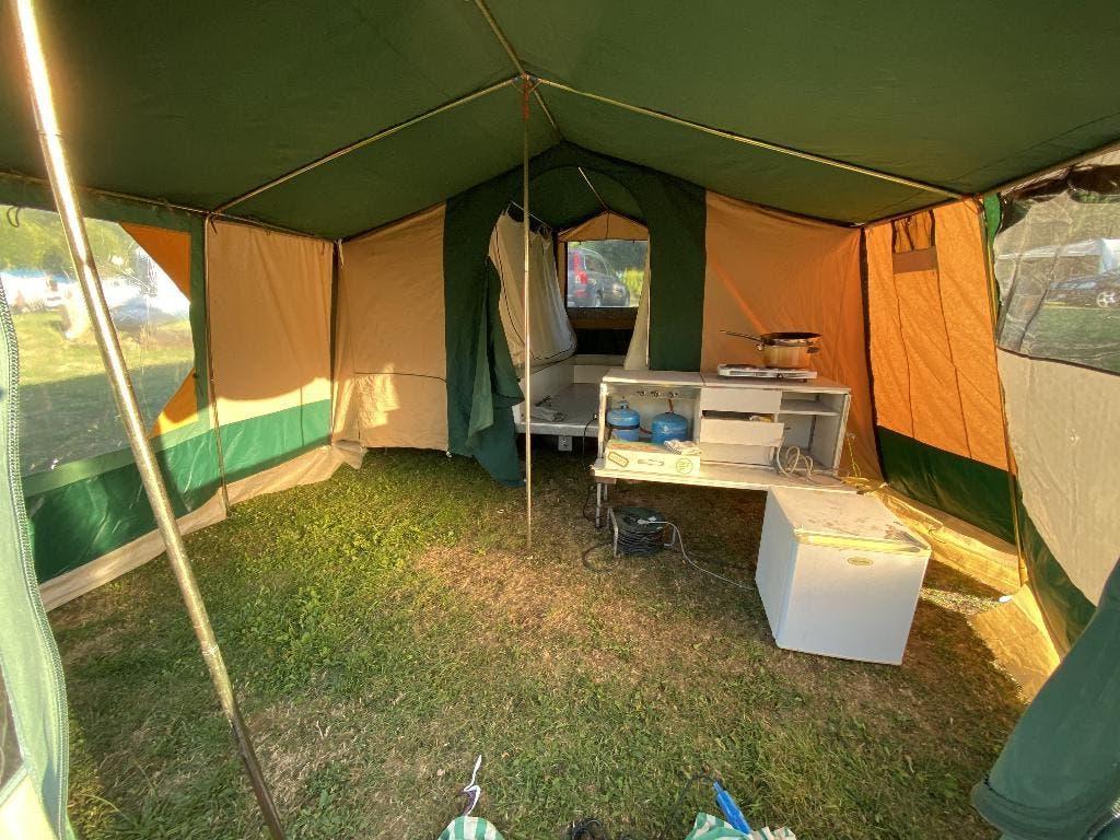 caravane pliante Mirage Conway, Caravanes & Camping, Autres marques, Présent, Enlèvement ou Envoi, Jusqu'à 6