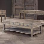 NIEUWE SALONTAFEL Eichholtz Military SMOKED OAK –35% KORTING, Ophalen, Nieuw