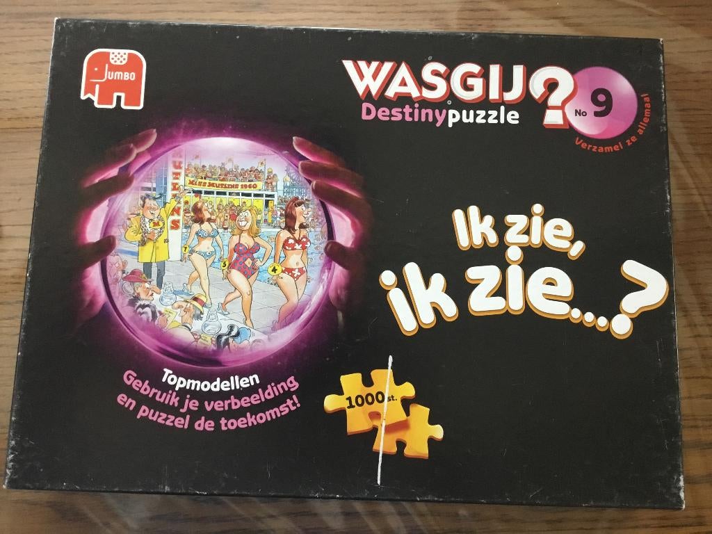 Puzzel Jumbo 1000 stukjes Wasgij destiny 9, Ophalen of Verzenden, 500 t/m 1500 stukjes, Gebruikt, Legpuzzel