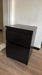 Nachtkastje zwart, Huis en Inrichting, Ophalen, Gebruikt