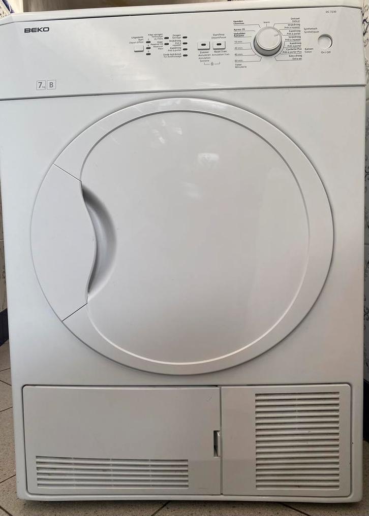 Sèche-linge Beko 7kg - PARFAIT ÉTAT, Electroménager, Sèche-linge, Comme neuf, À condensation, Enlèvement
