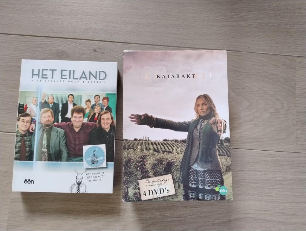 Het Eiland dvd box met soundtrack cd - Katarakt dvd box, Cd's en Dvd's, Boxset, Ophalen of Verzenden, Zo goed als nieuw, Drama