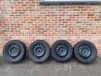 Winterbanden op stalen velg, Auto-onderdelen, Banden en Velgen, Ophalen, Gebruikt, 16 inch, Banden en Velgen