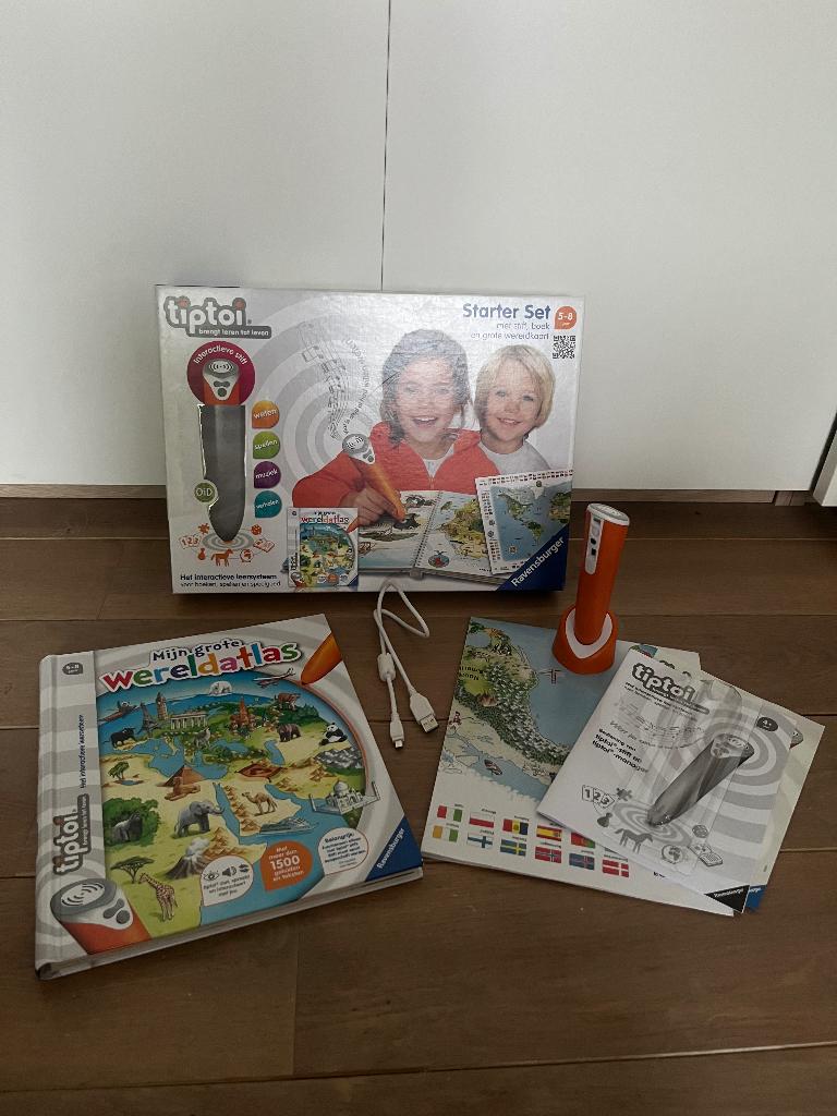 Tiptoi startersset mijn grote wereldatlas, Enfants & Bébés, Jouets | Éducatifs & Créatifs, Comme neuf, Découverte, Sonore, Enlèvement ou Envoi