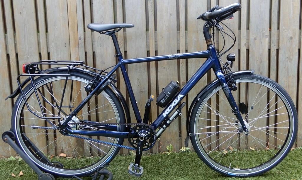 Koga WorldTraveller-S 54 Cm Magura+Riemaandrijving+Son ZGAN!, Vélos & Vélomoteurs, Vélos | Hommes | Vélos de sport & Vélo de randonnée