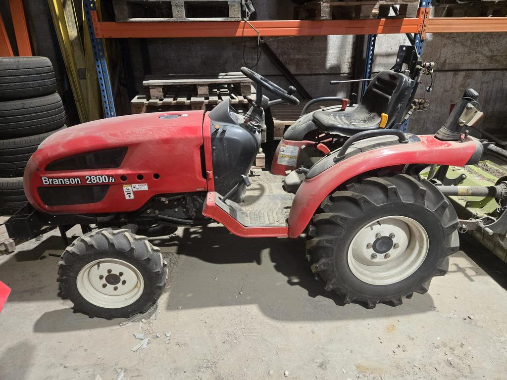 minitractor Branson, Ophalen