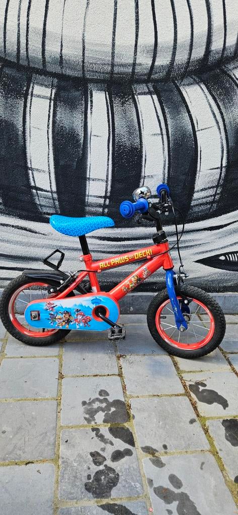 Fiets Paw Patrol 12inch, Fietsen en Brommers, Fietsen | Kinderfietsjes, Ophalen of Verzenden, Zijwieltjes