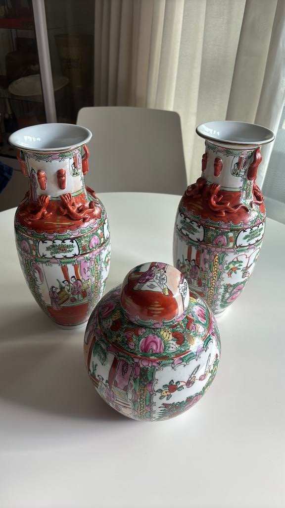 Set de vases chinois, Antiquités & Art, Enlèvement