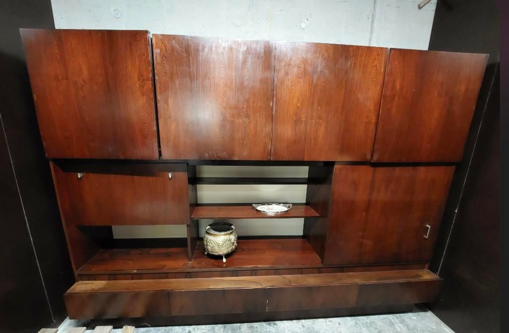 Vintage houten kast, Huis en Inrichting, Kasten | Overige, Ophalen, Zo goed als nieuw