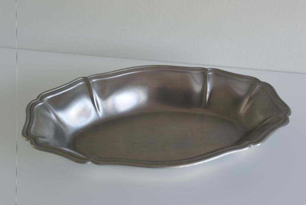 schaal in inox 35 cm x 22 cm, Ophalen of Verzenden, Zo goed als nieuw