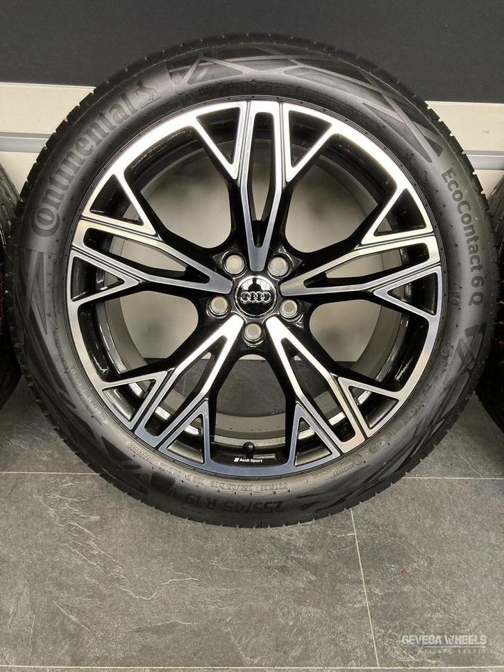 19” originele Audi Q3 FJ velgen + banden 5x112 83H601025AA, Auto-onderdelen, Banden en Velgen, Banden en Velgen, Zomerbanden, 19 inch