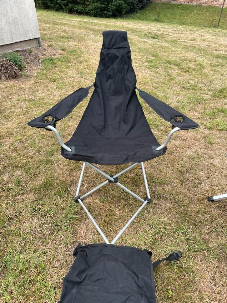 Kampeerstoelen en bedje Ugly stick, Caravans en Kamperen, Caravanaccessoires, Zo goed als nieuw, Ophalen