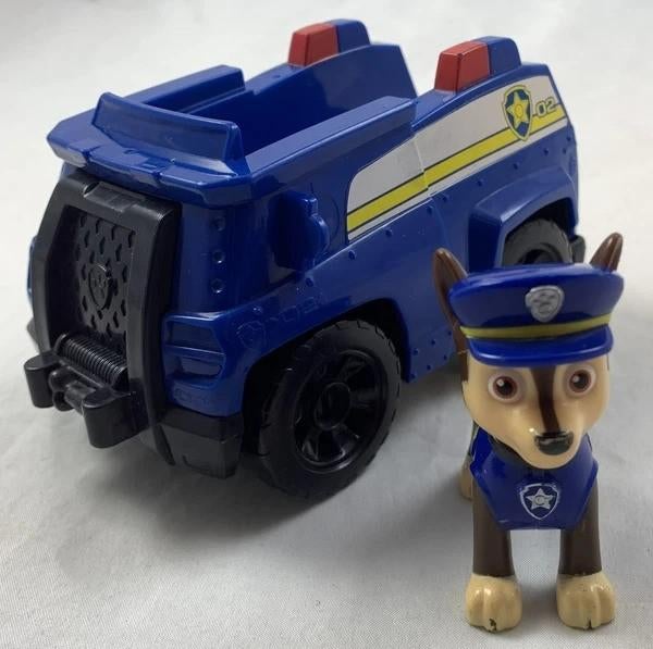 Voiture de police PAW Patrol avec figurine Chase Toy, voitur, Collections, Jouets miniatures, Comme neuf, Envoi