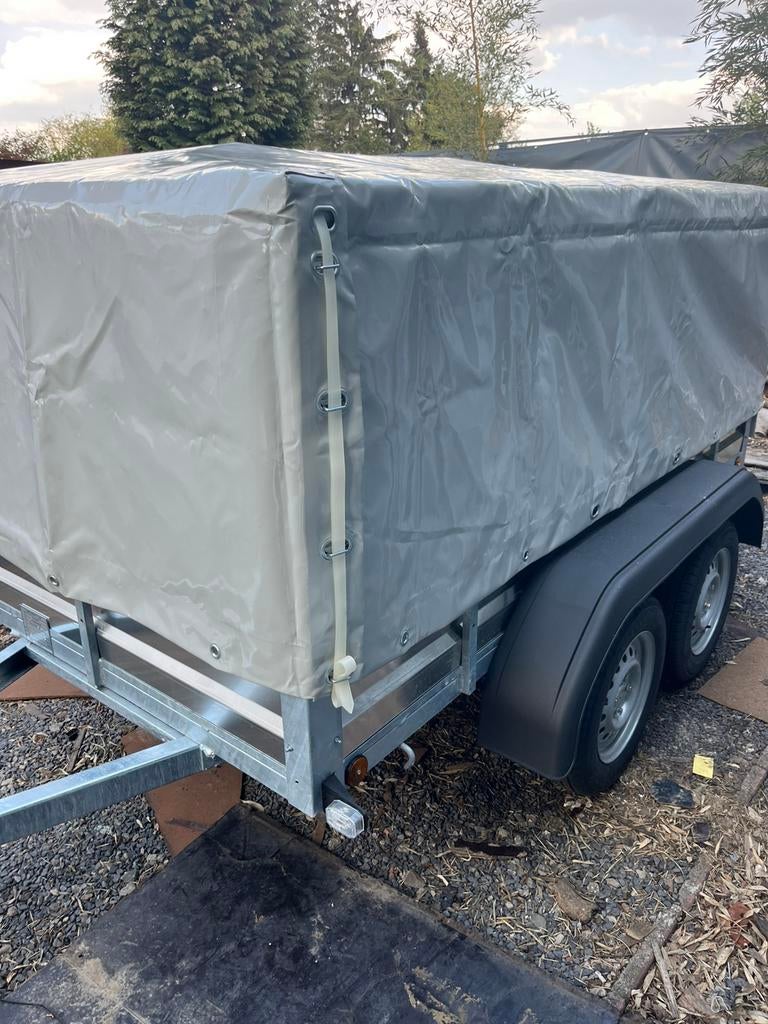 Aanhangwagen met Lofrekken +Huif, Ophalen, Nieuw