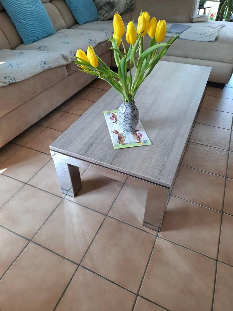 salontafel, Huis en Inrichting, Tafels | Salontafels, Ophalen, Overige materialen, 100 tot 150 cm, 50 tot 100 cm